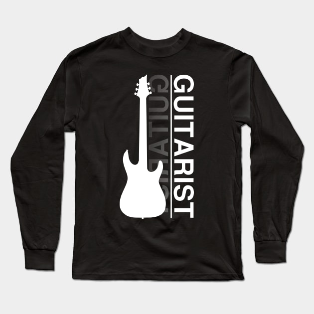 Guitarist Player Lover Rock Music Festival Long Sleeve T-Shirt by shirtontour